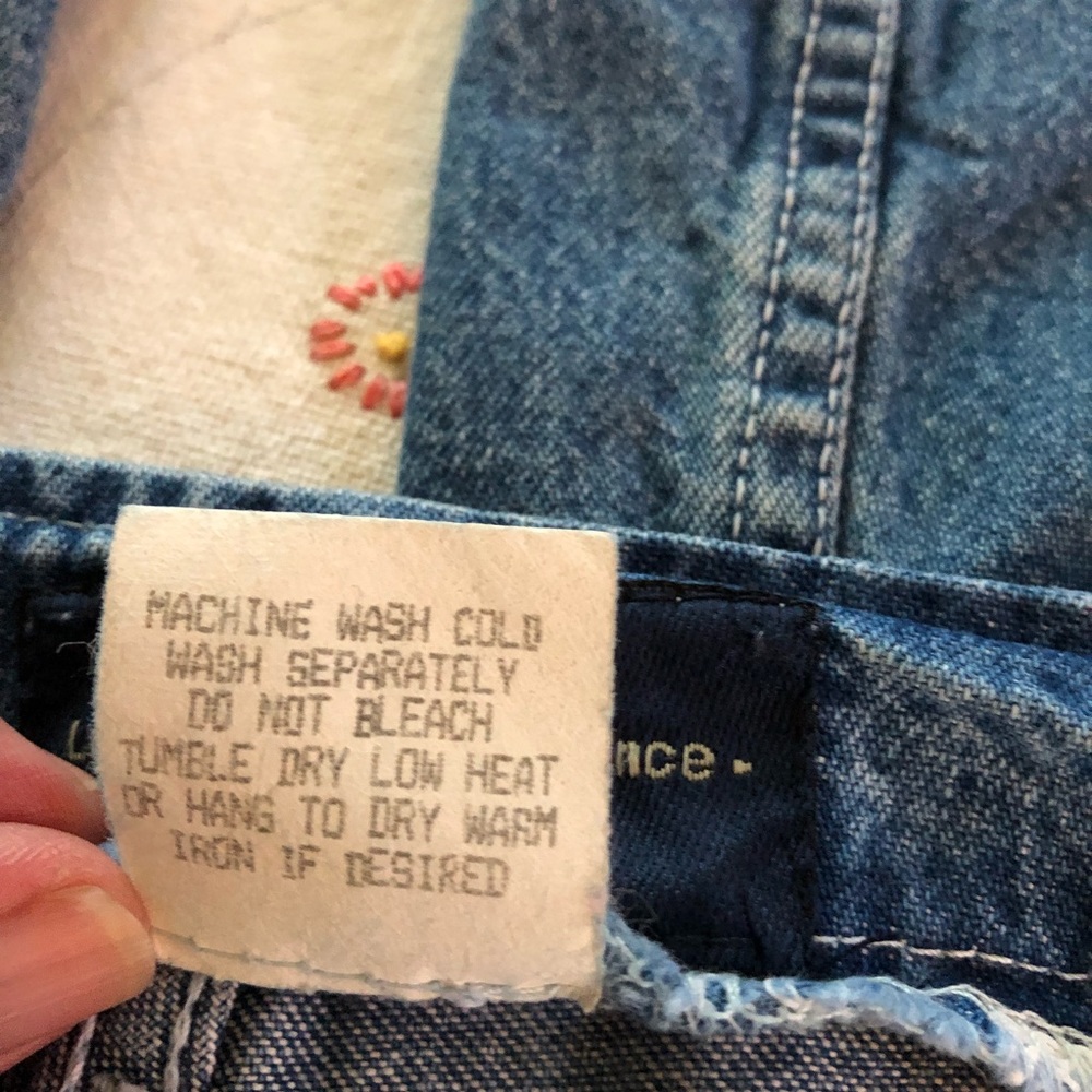 Vintage L.E.I. Bell Bottom Penny Lane Retro Jeans. Y2K. 100% Cotton. Size 7 - Picture 11 of 12